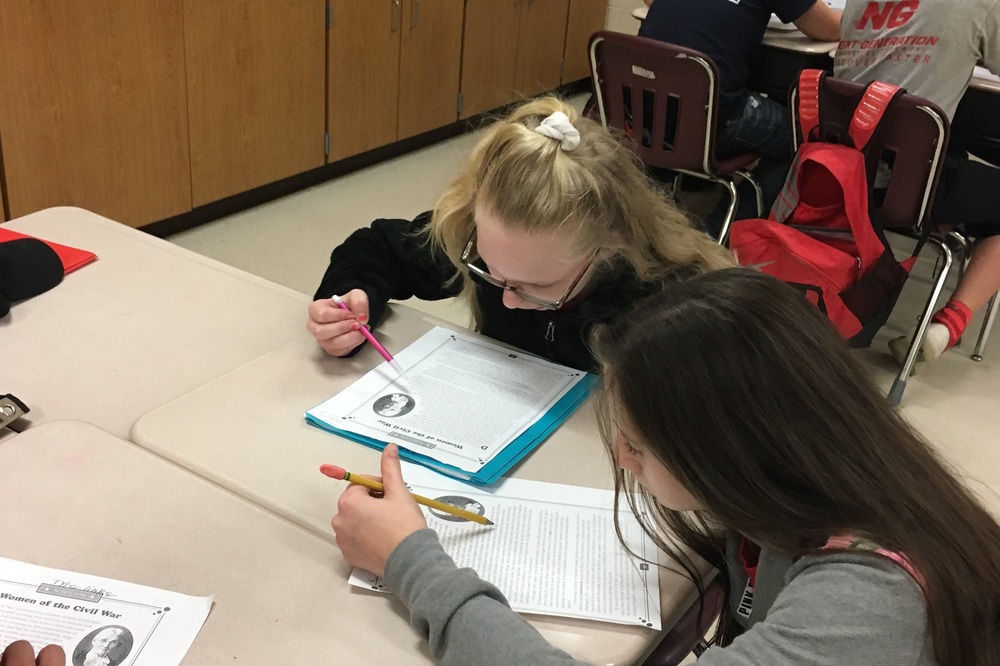 Ms. Woodard's Language Arts Class | Beebe Middle School