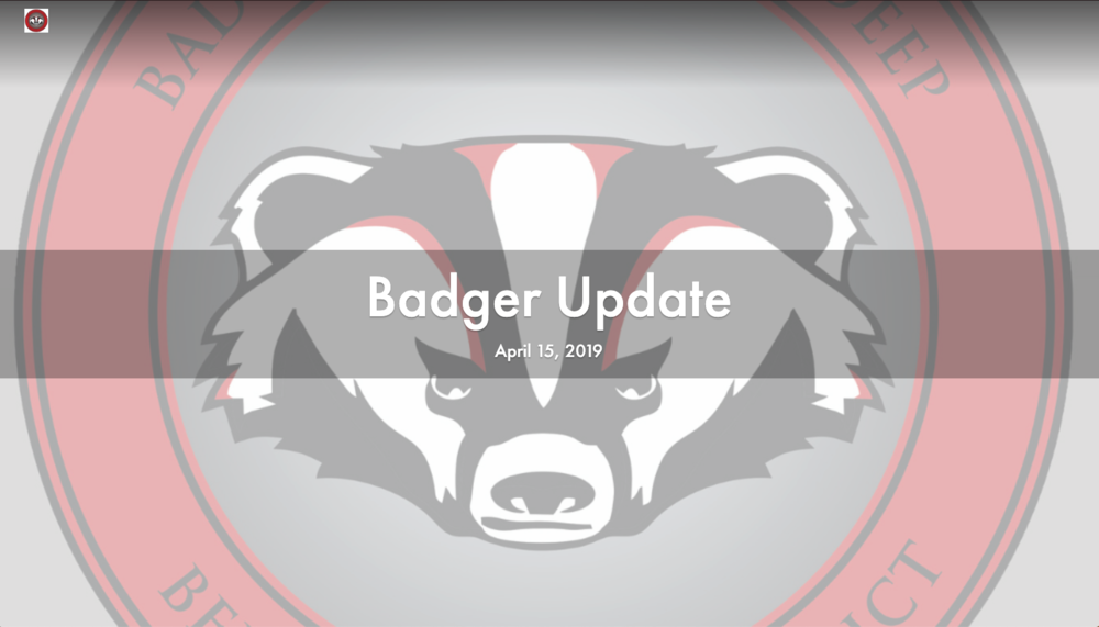 Badger Update