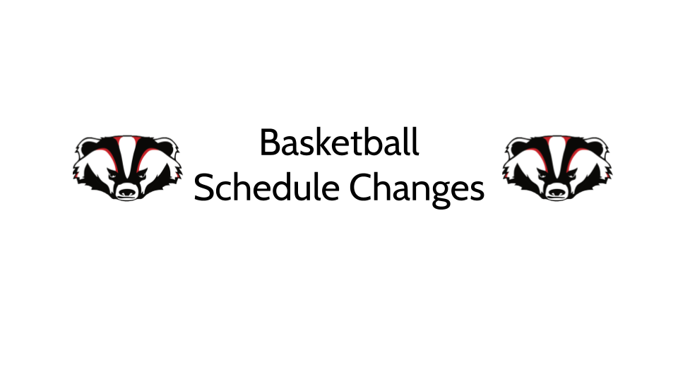 Basketball Schedule Changes